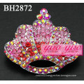 pink crystal fashion brooches